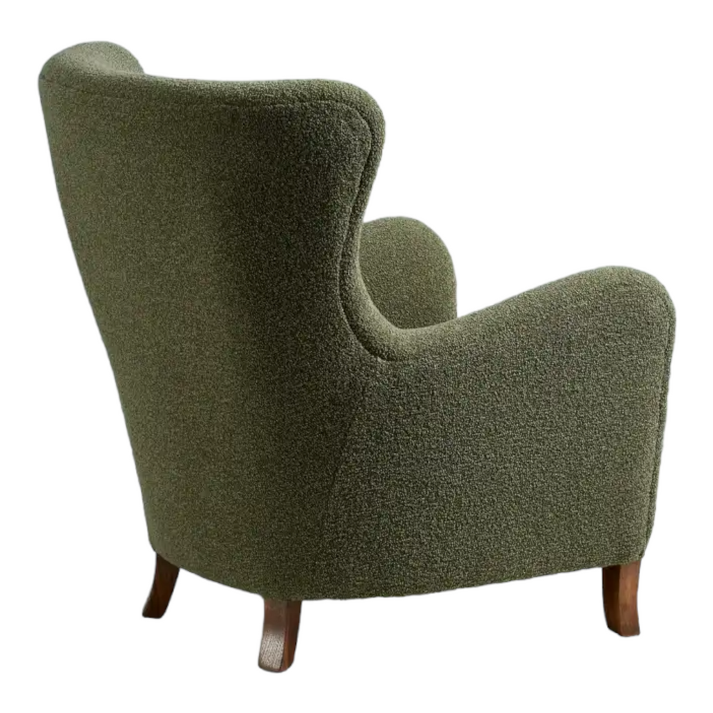 Nismaaya Aldram Wing Chair Green