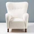 Nismaaya Aldram Wing Chair White