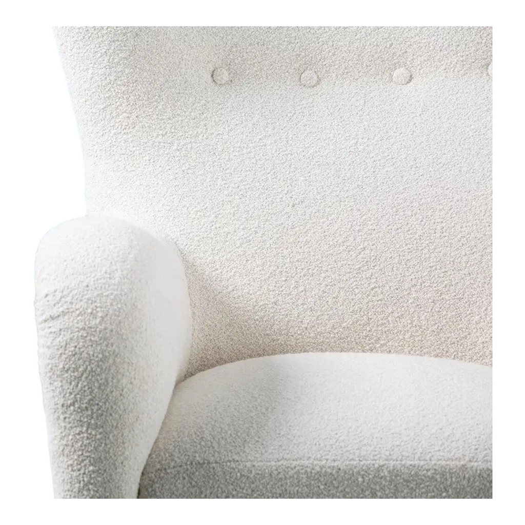 Nismaaya Aldram Wing Chair White