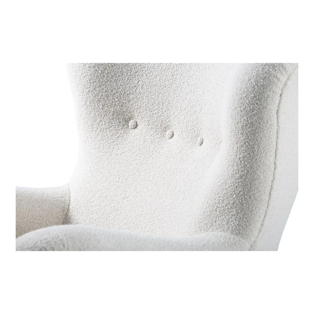 Nismaaya Aldram Wing Chair White
