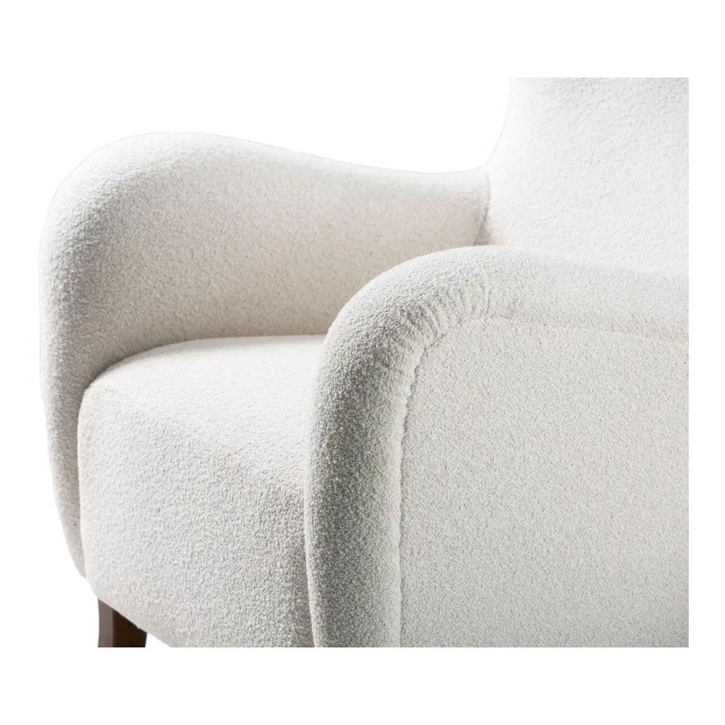 Nismaaya Aldram Wing Chair White