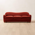 Alton 3 Seater Teak Wood & Fabric Sofa