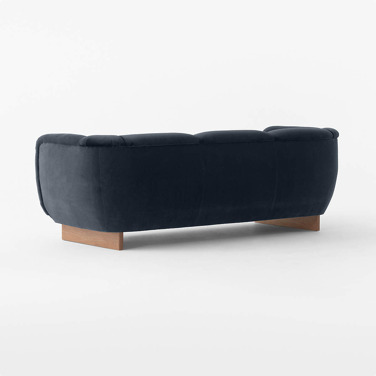 Alva 3 Seater Teak Wood & Fabric Sofa