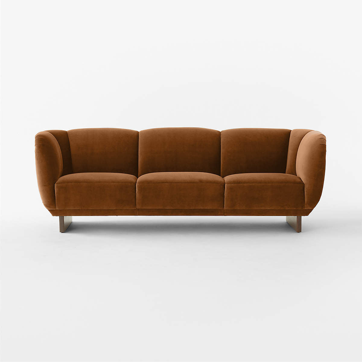 Alva 3 Seater Teak Wood & Fabric Sofa