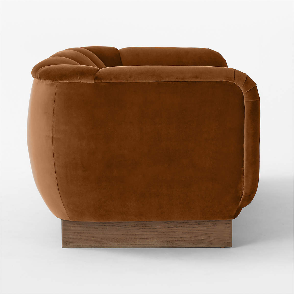 Alva 3 Seater Teak Wood & Fabric Sofa