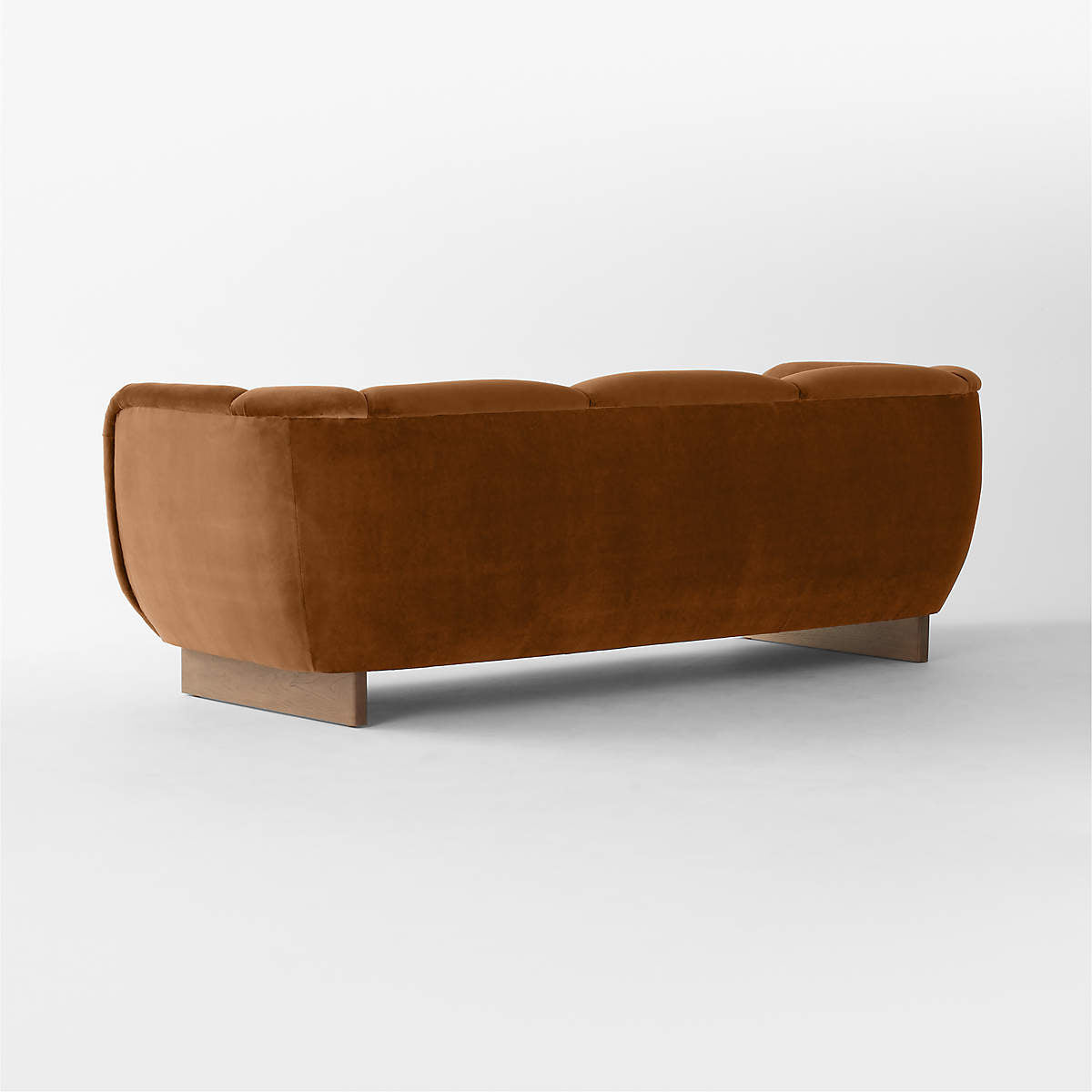 Alva 3 Seater Teak Wood & Fabric Sofa