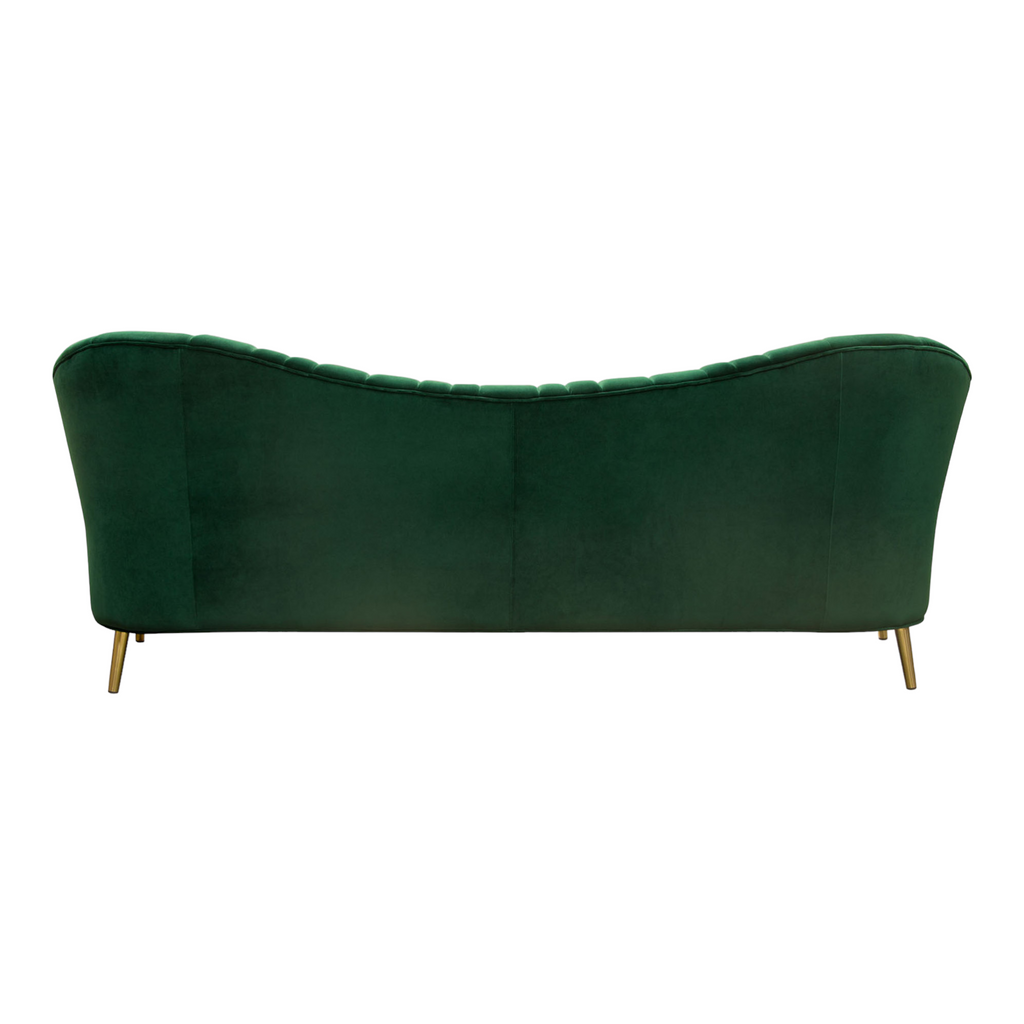 Bardhyl 3 Seater Fabric Sofa Green