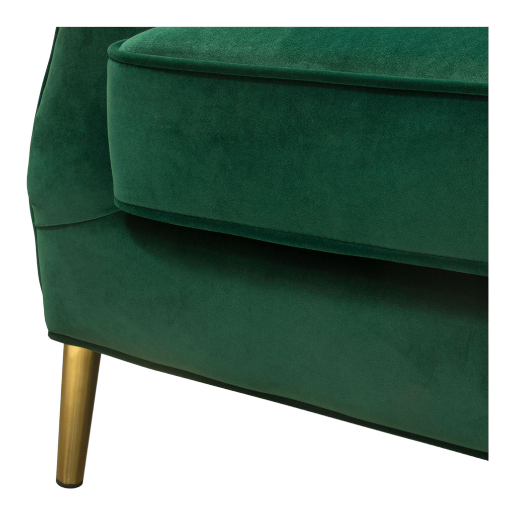 Bardhyl 3 Seater Fabric Sofa Green