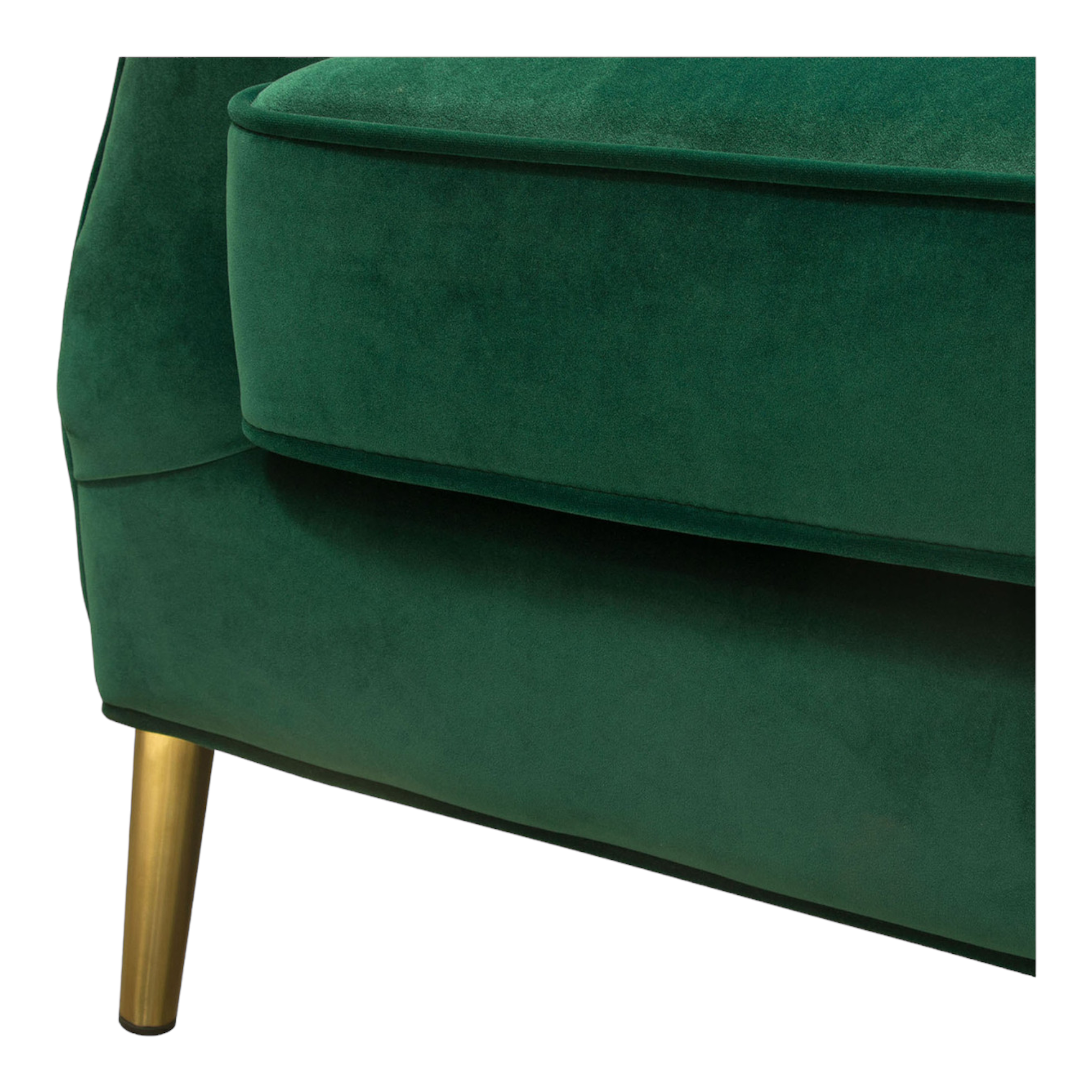 Bardhyl 3 Seater Fabric Sofa Green