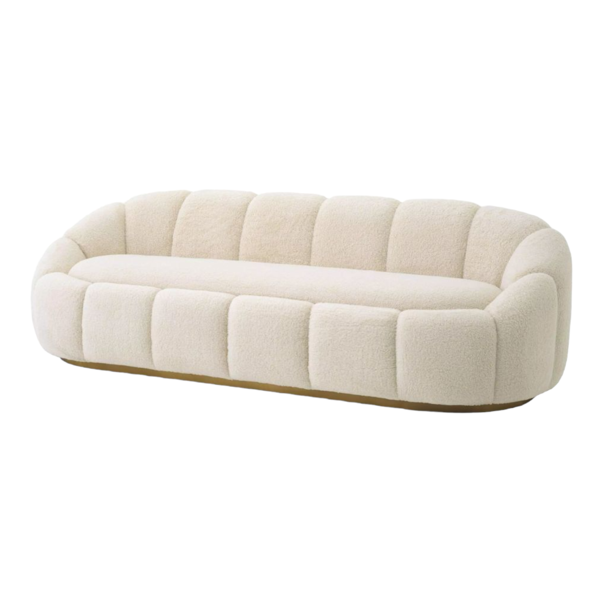 Becalel 3 Seater Fabric Sofa