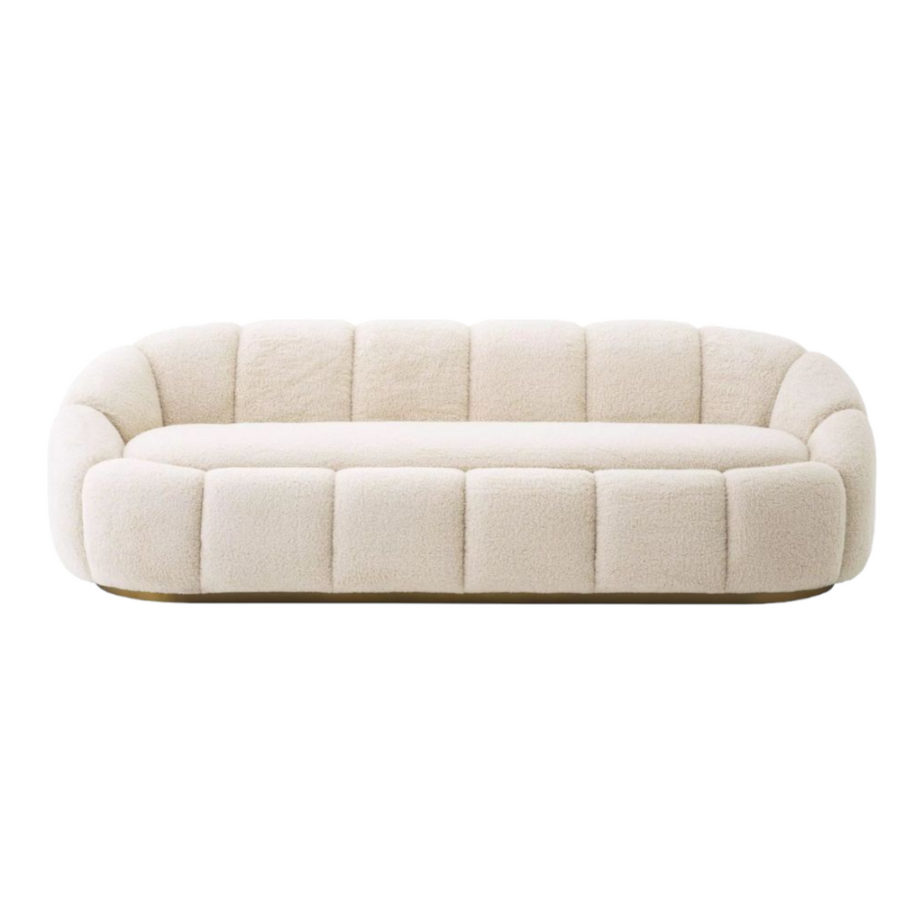 Becalel 3 Seater Fabric Sofa