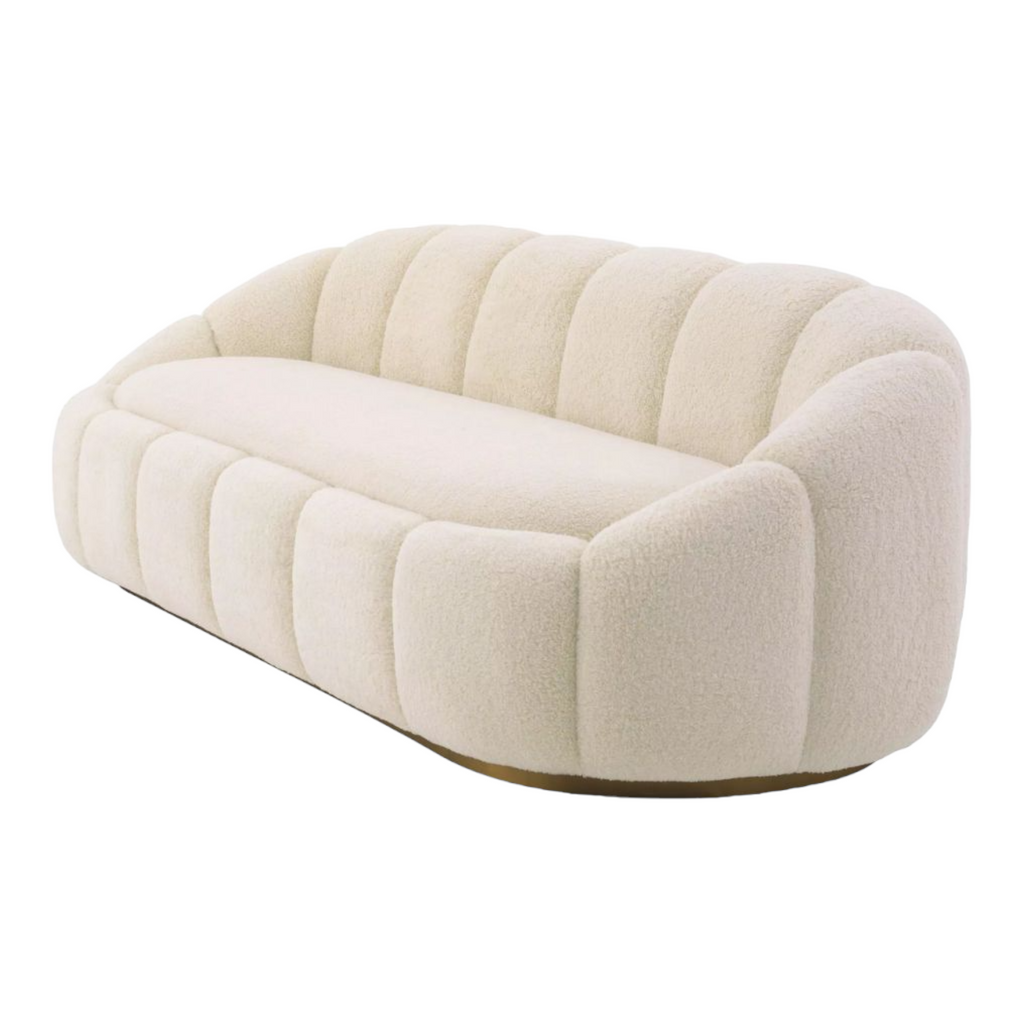 Becalel 3 Seater Fabric Sofa