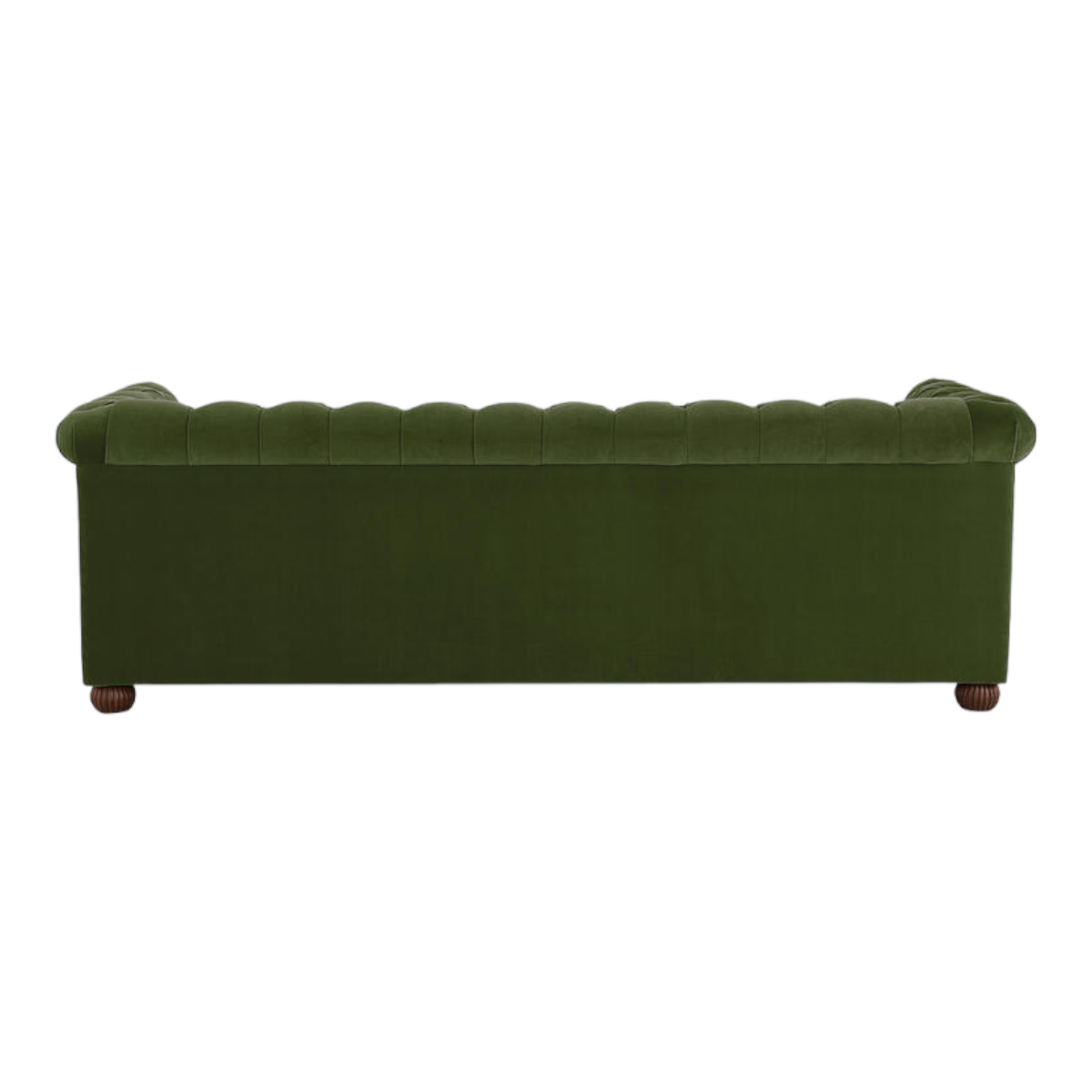 Brenna 3 Seater Teak Wood Fabric Sofa