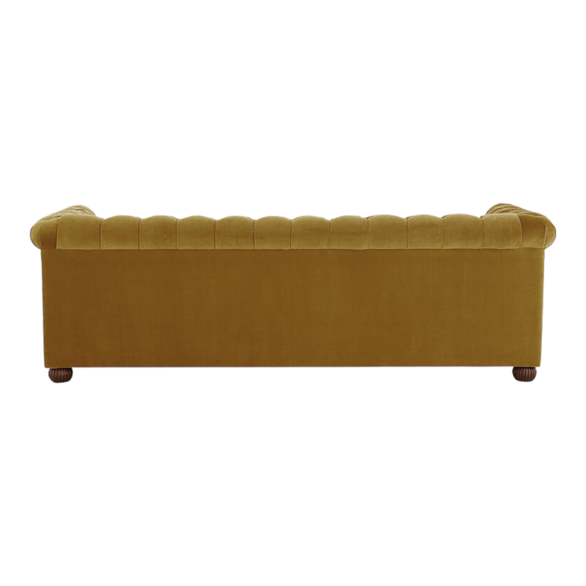 Brenna 3 Seater Teak Wood Fabric Sofa