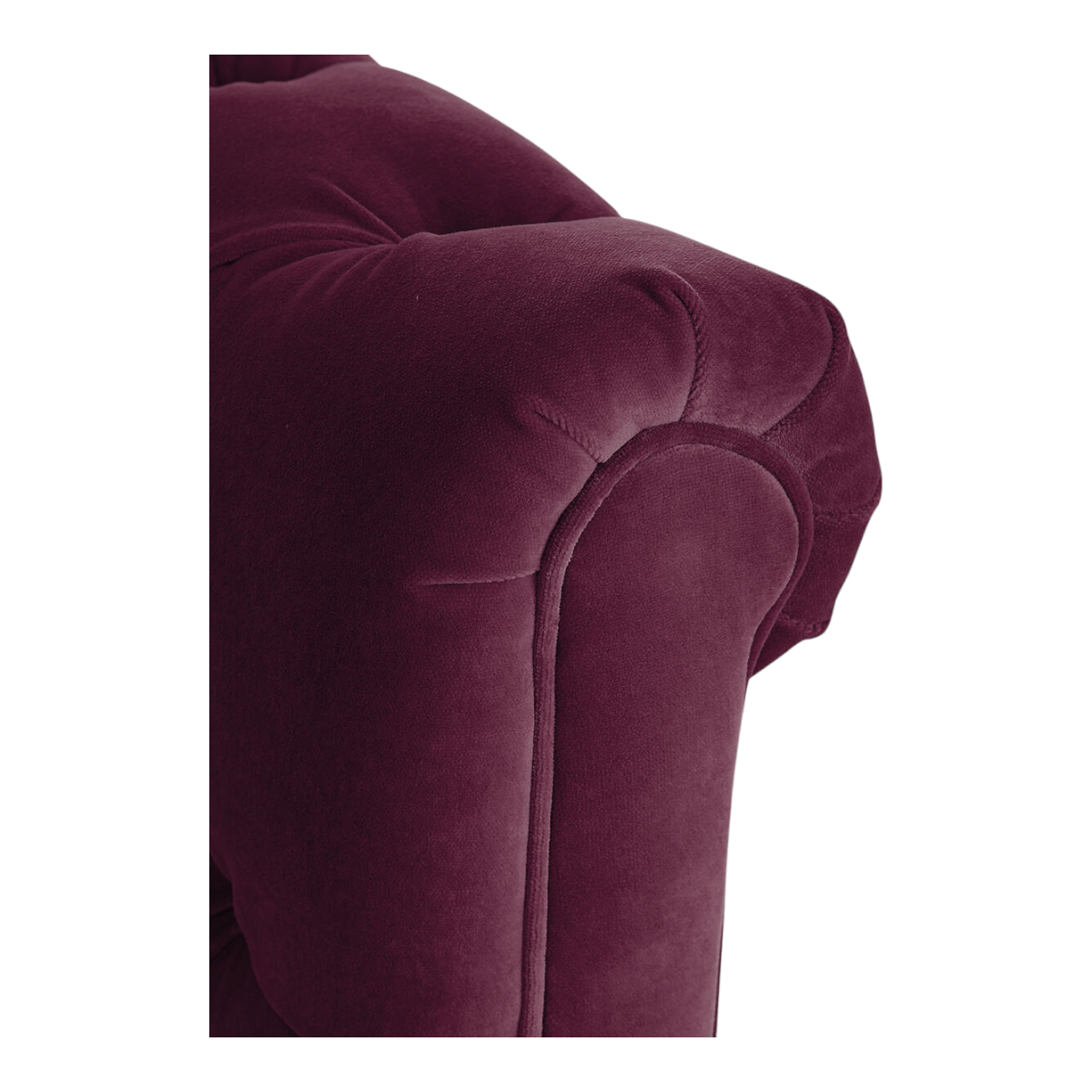 Brenna 3 Seater Teak Wood Fabric Sofa