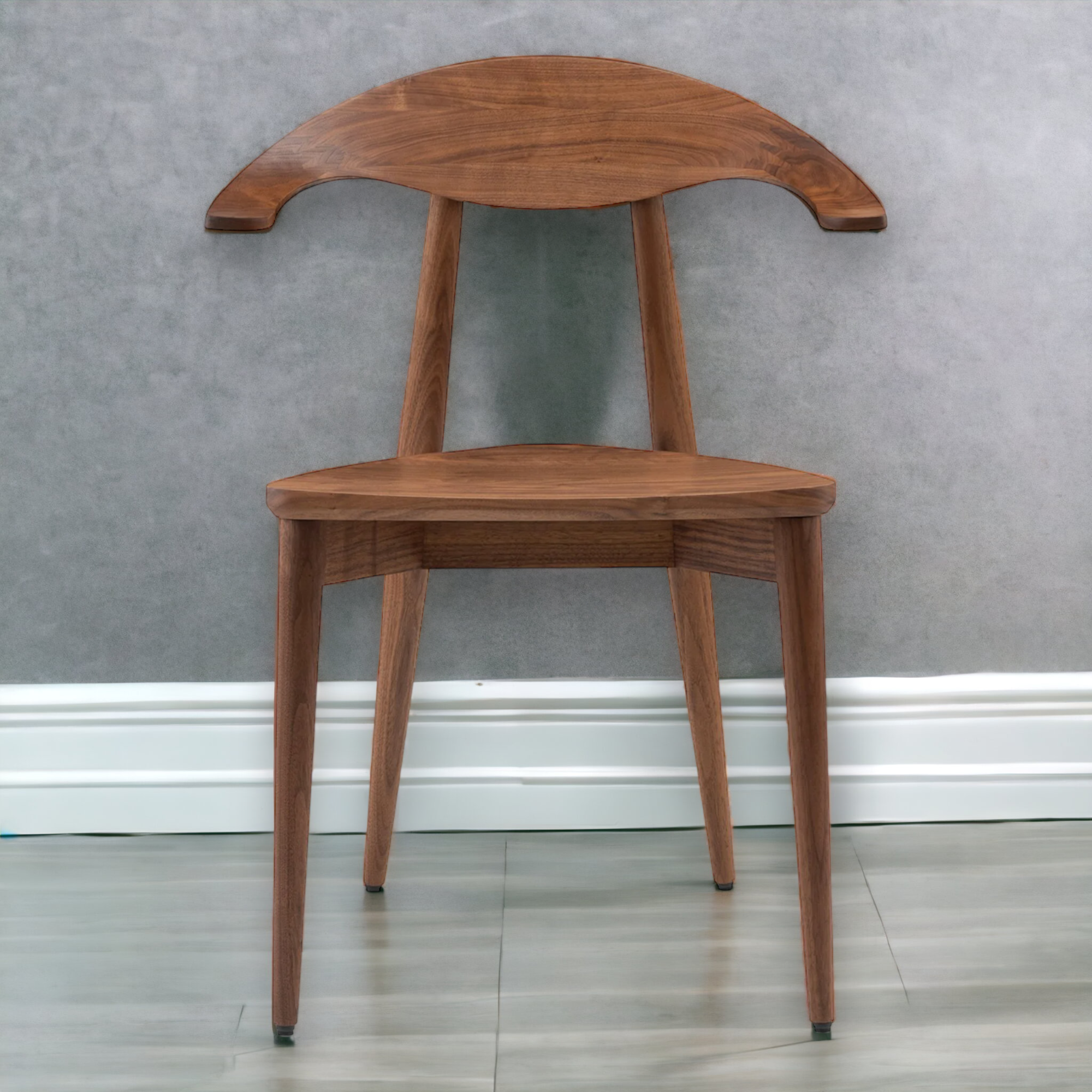 Nismaaya Cametra Walnut Office Chair