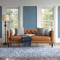 Camishia Leather Chesterfield 2 Seater Sofa