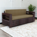 RelaxiMax 3 Seater Sofa Cum Bed Sheesham Wood