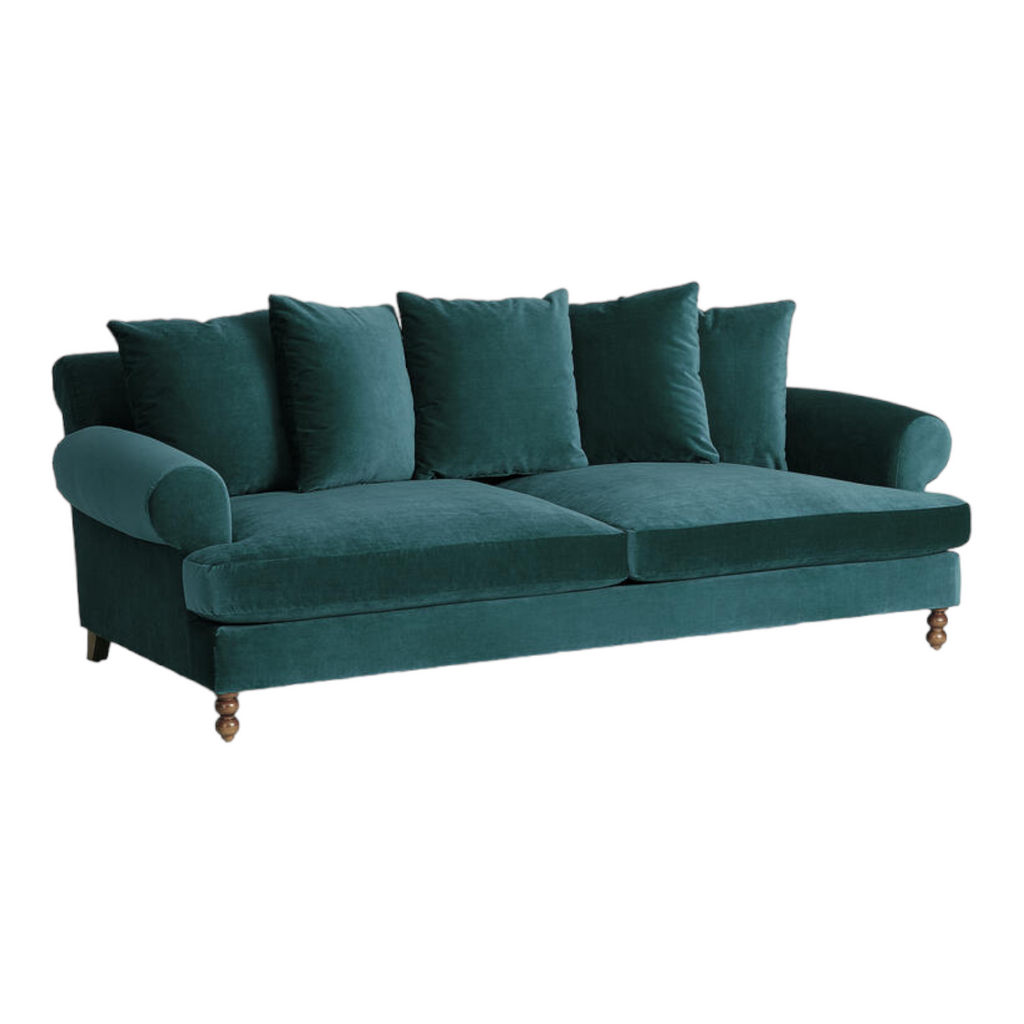Josea 3 Seater Teak Wood Sofa