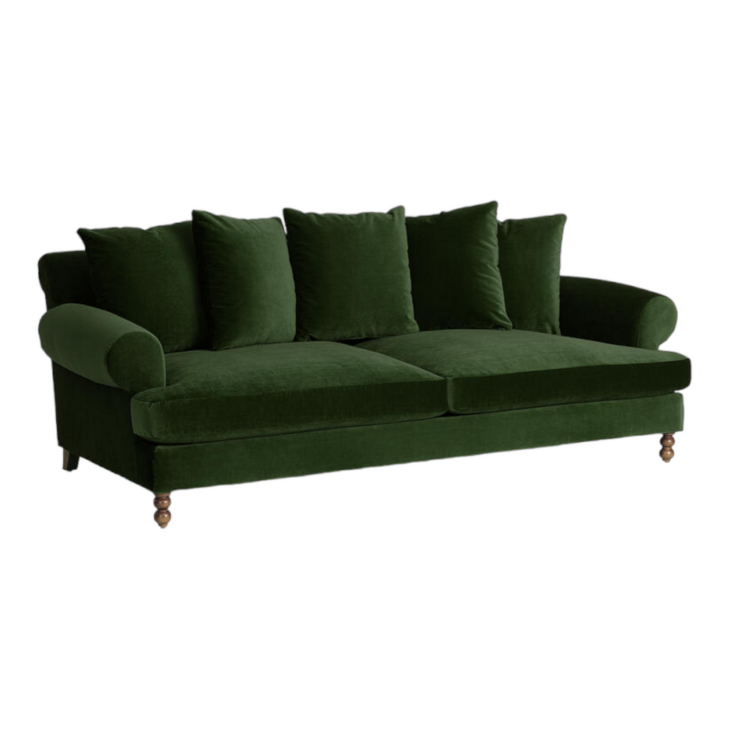 Josea 3 Seater Teak Wood Sofa