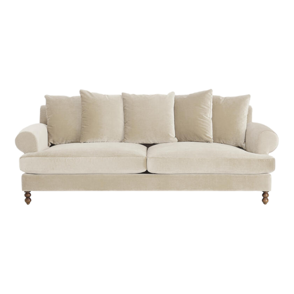 Josea 3 Seater Teak Wood Sofa