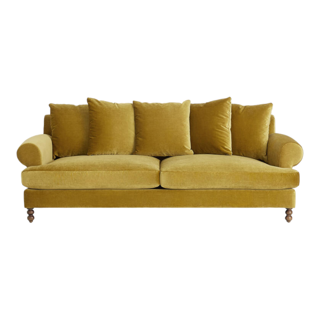 Josea 3 Seater Teak Wood Sofa
