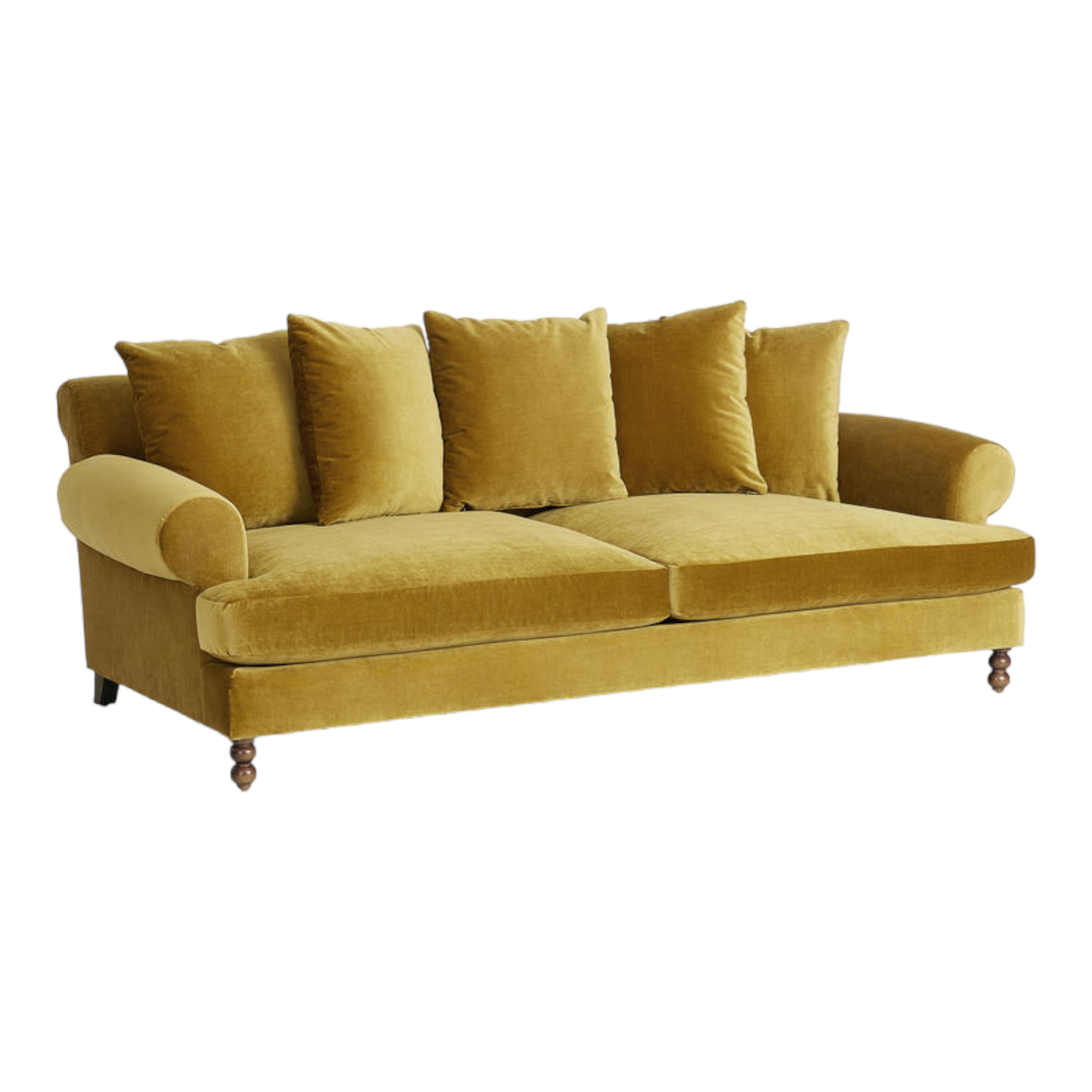 Josea 3 Seater Teak Wood Sofa