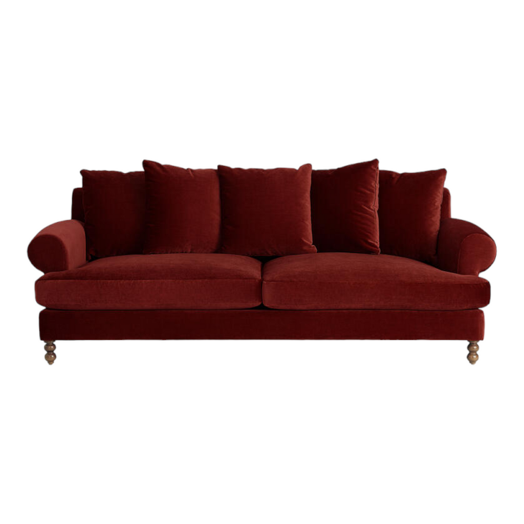 Josea 3 Seater Teak Wood Sofa