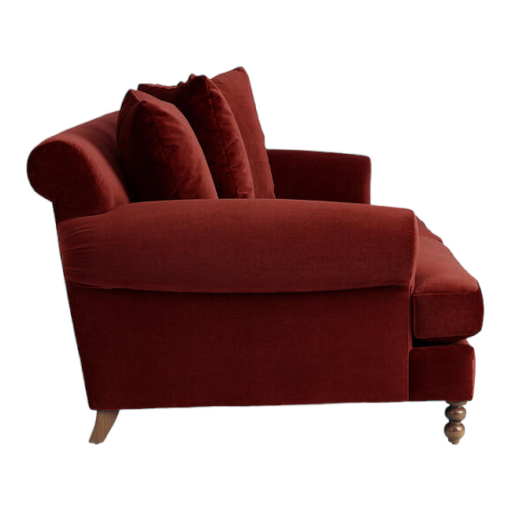 Josea 3 Seater Teak Wood Sofa