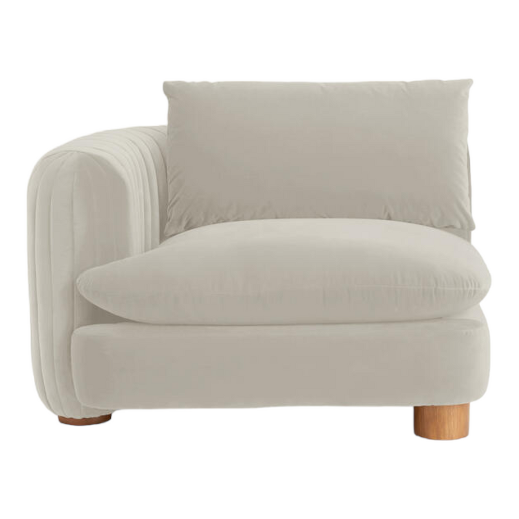 ComfyTrio 2 Seater Teak Wood Sofa