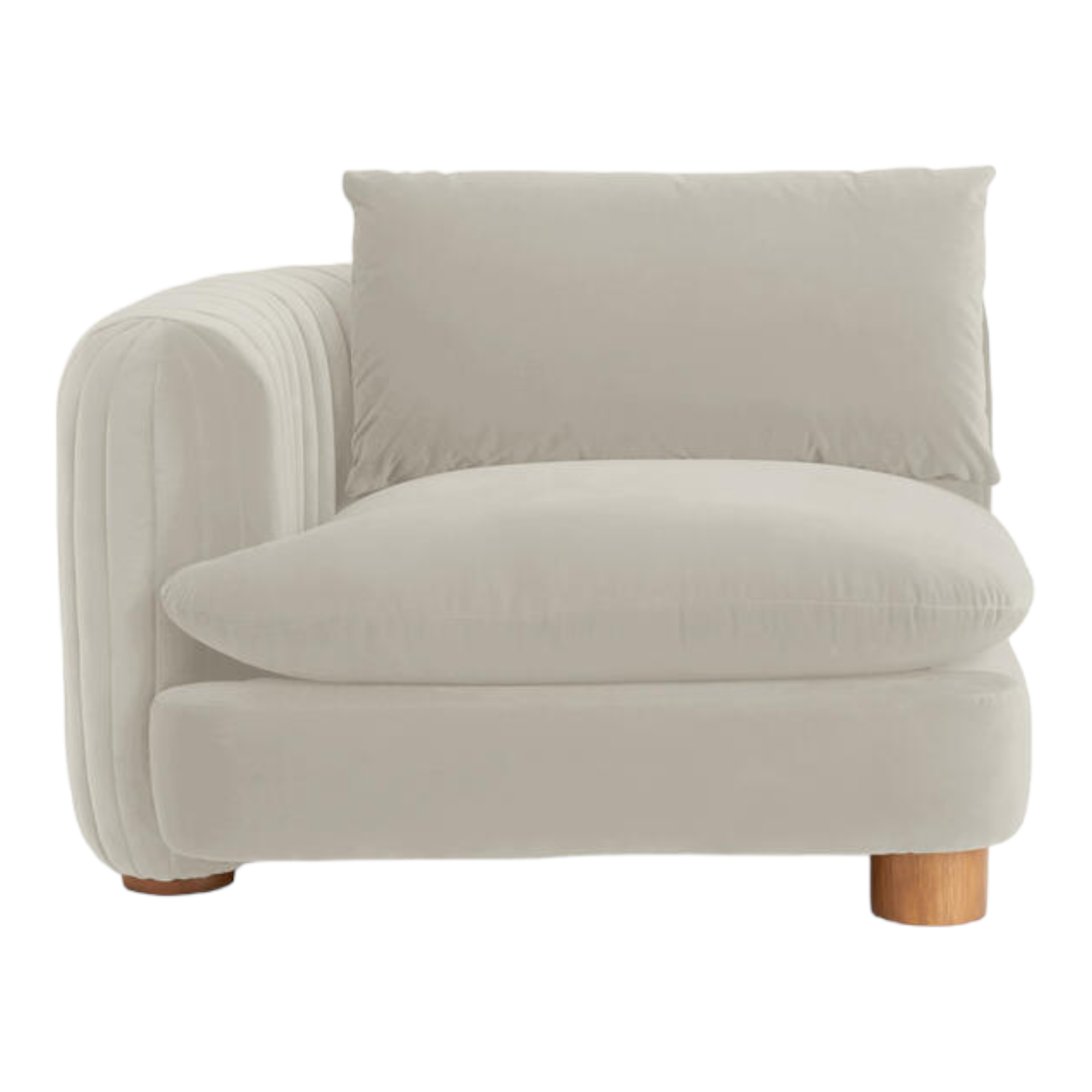 ComfyTrio 2 Seater Teak Wood Sofa