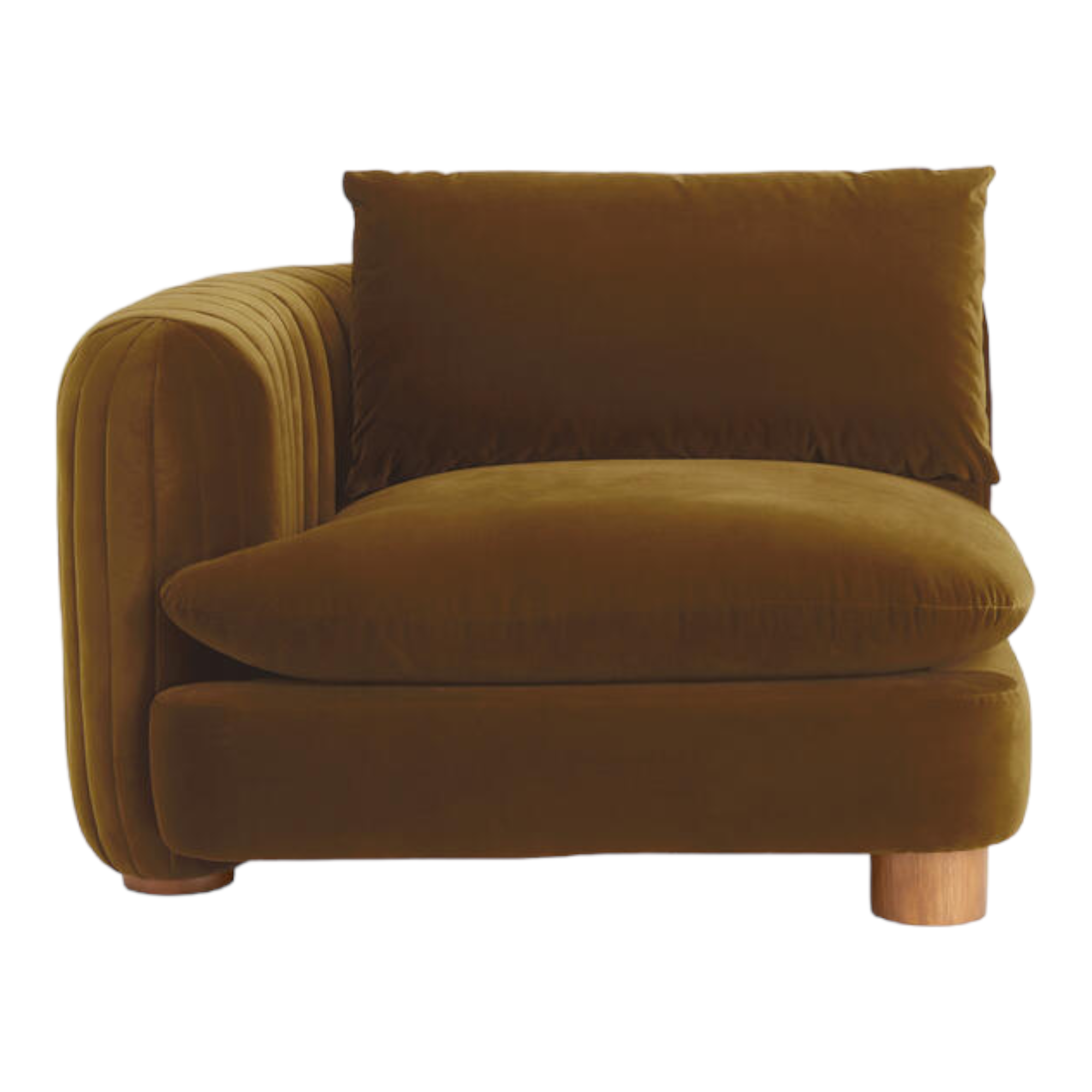 ComfyTrio 2 Seater Teak Wood Sofa