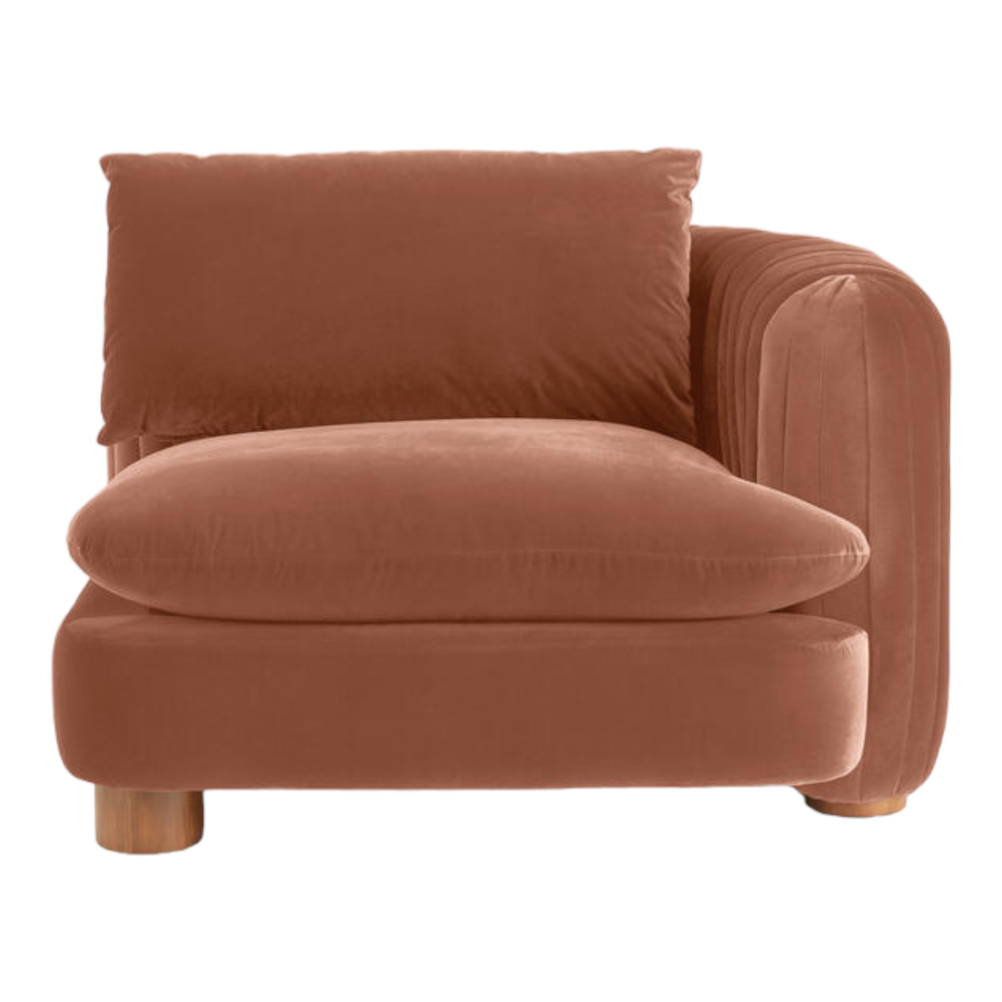 ComfyTrio 2 Seater Teak Wood Sofa