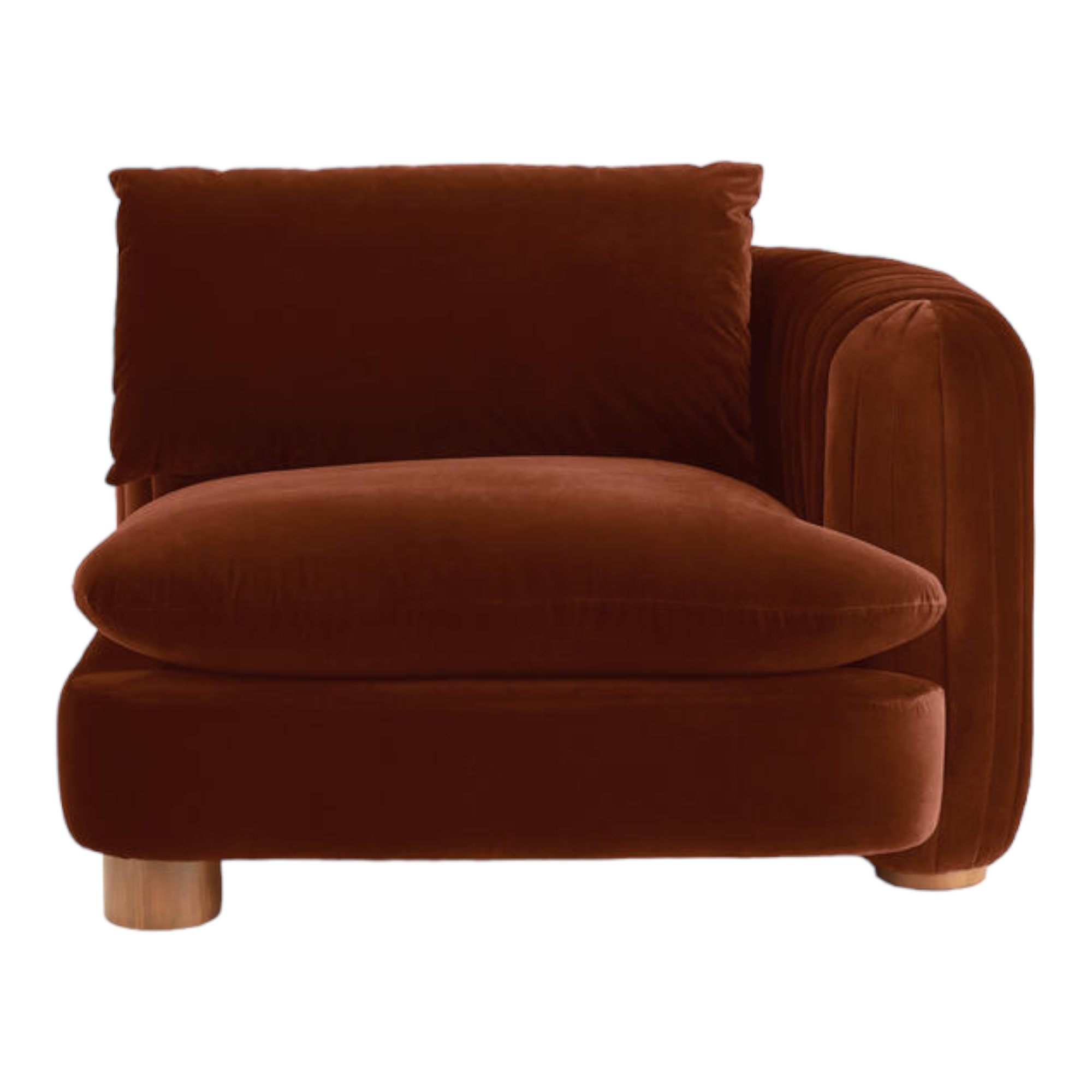 ComfyTrio 2 Seater Teak Wood Sofa