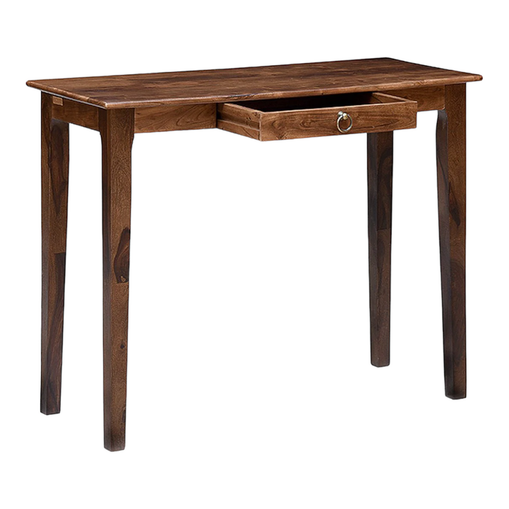 Nakos Sheesham Wood Study Table Teak Finish
