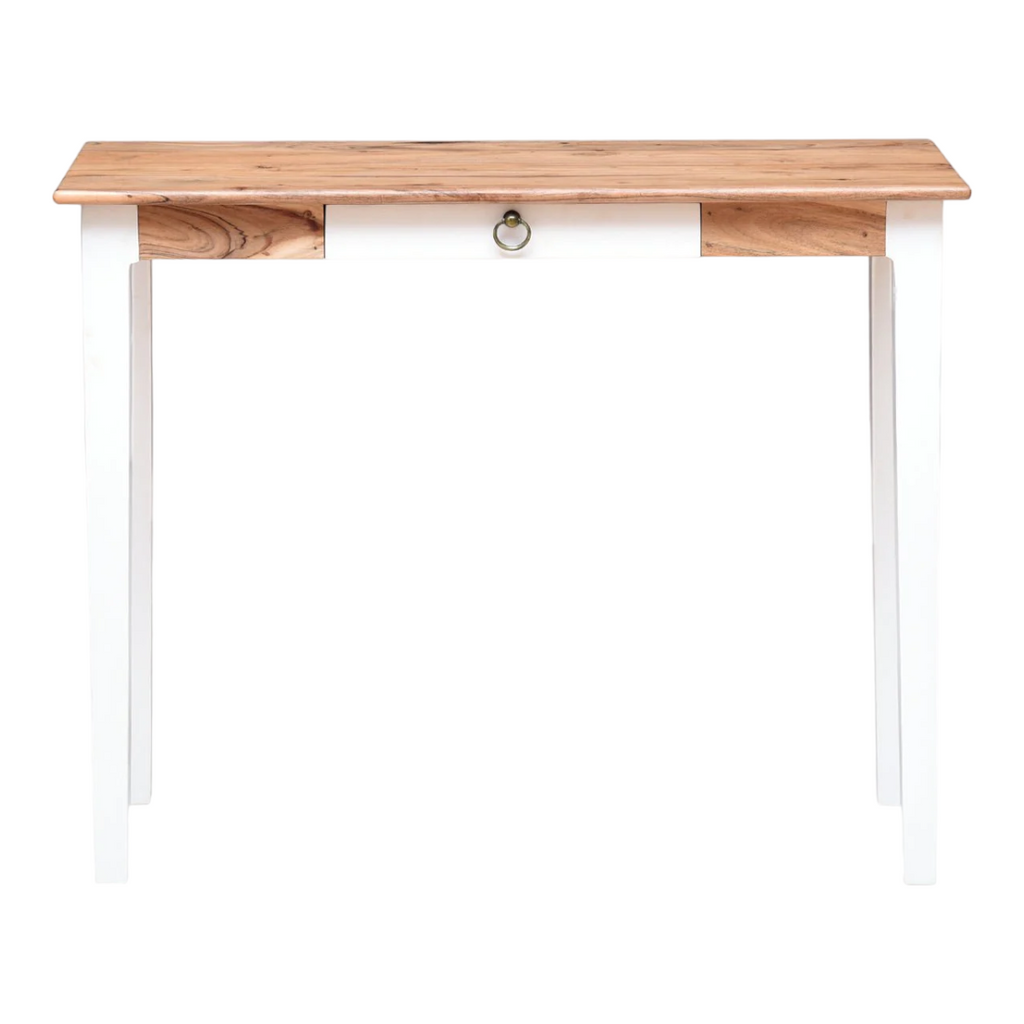 Nismaaya Nakos Study Table White Finish
