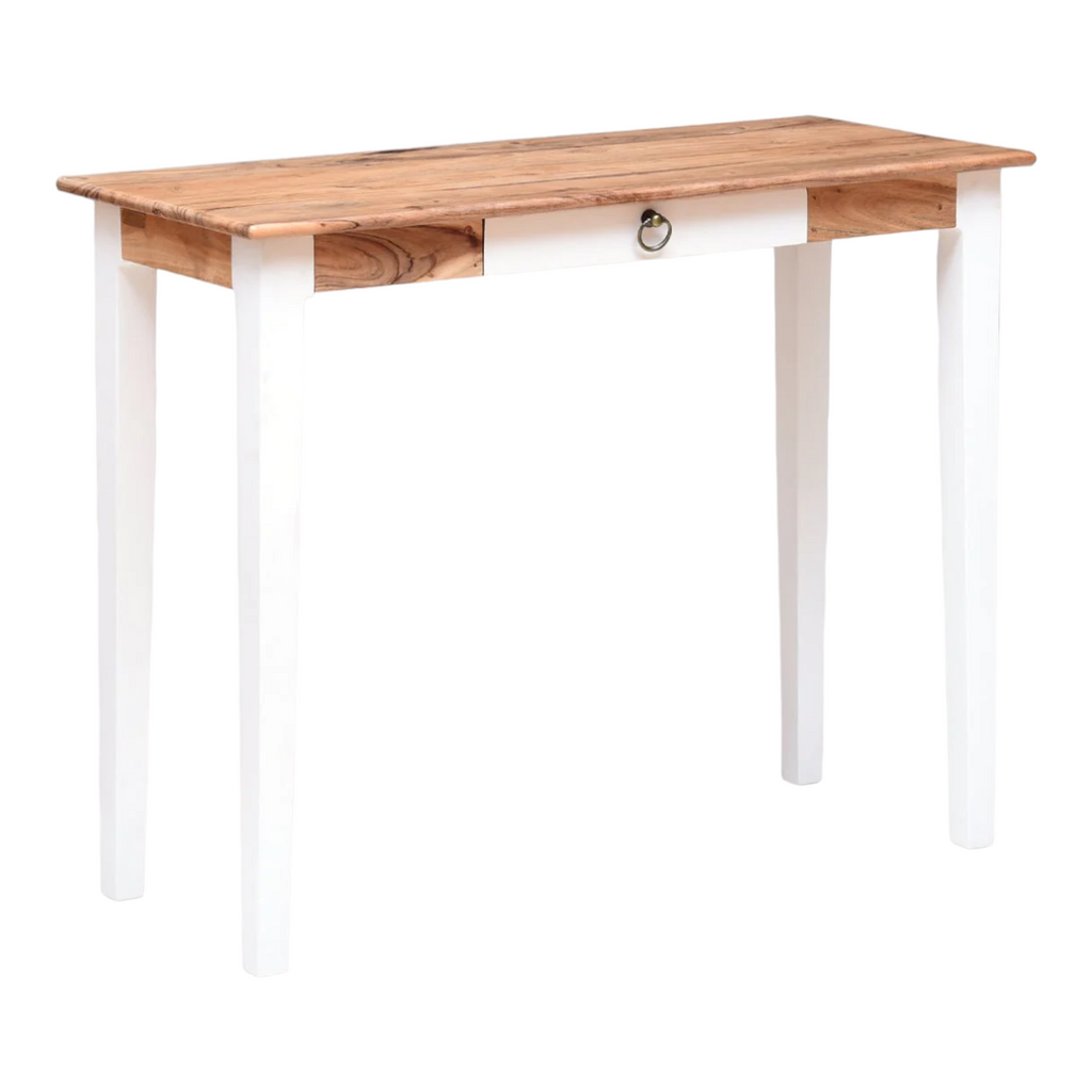 Nismaaya Nakos Study Table White Finish