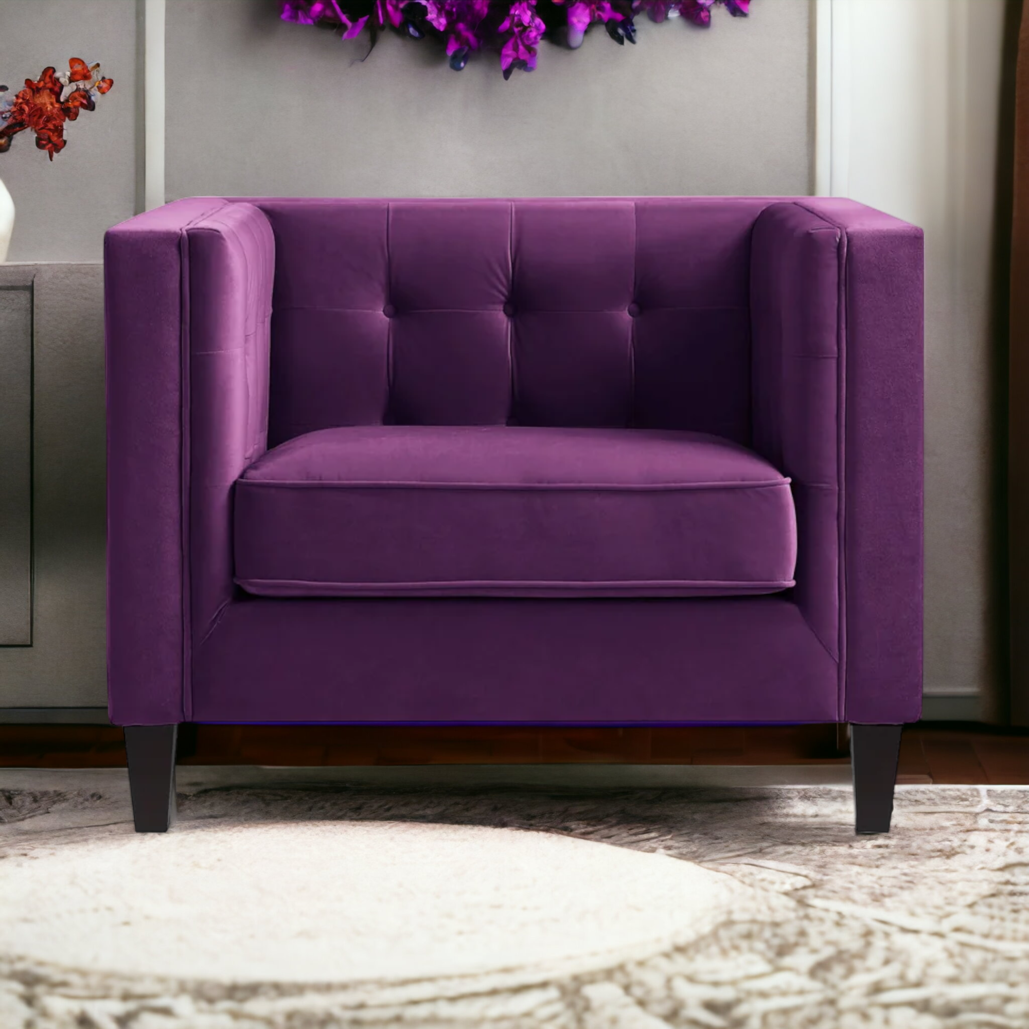 Nivo 1 Seater Fabric Sofa