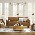 Patrice Leather 3 Seater Sofa