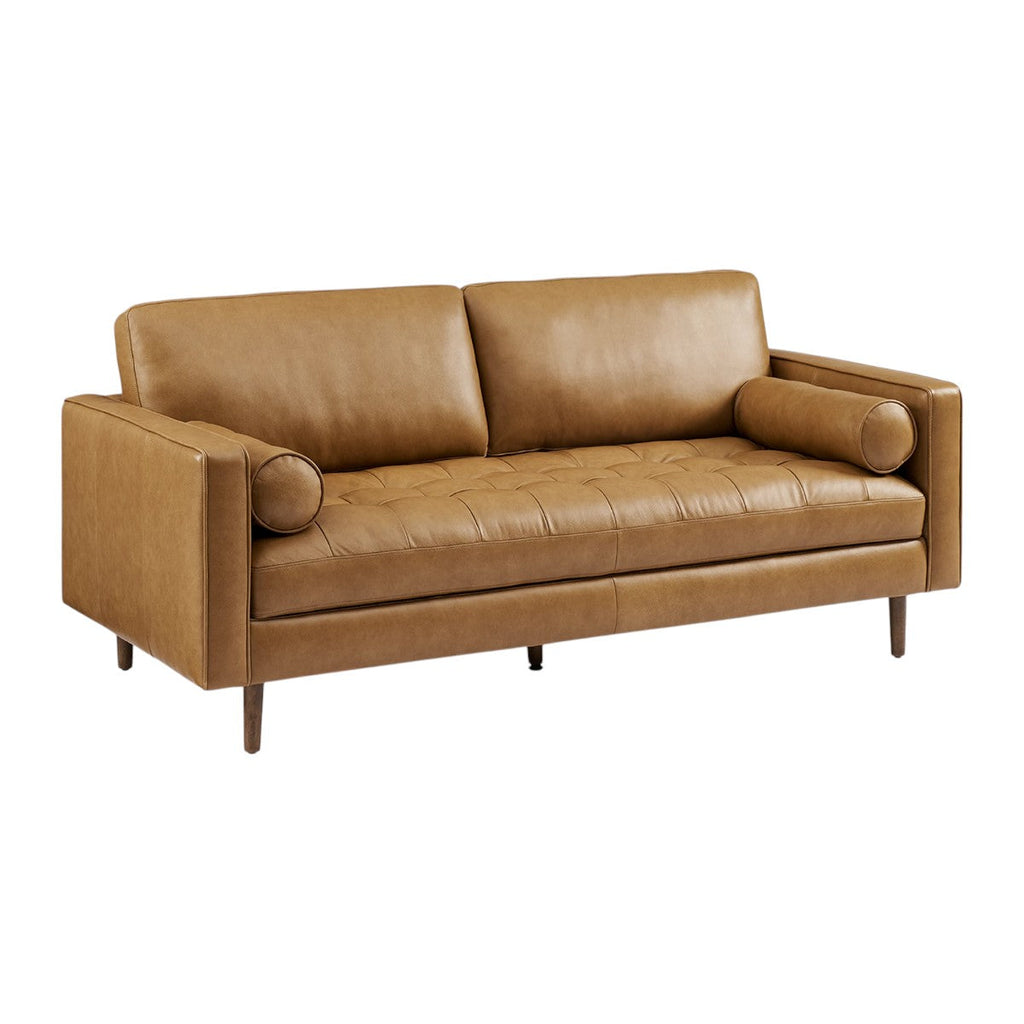 Patrice Leather 3 Seater Sofa