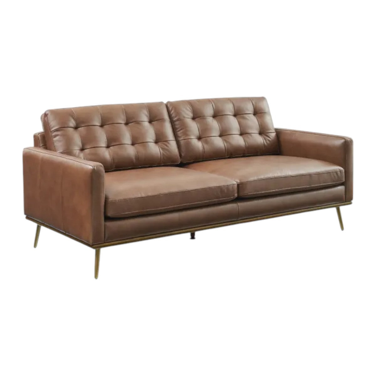 Patrick Leather 3 Seater Sofa