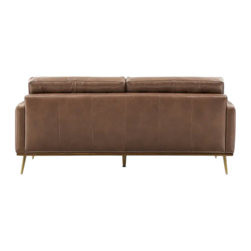 Patrick Leather 3 Seater Sofa
