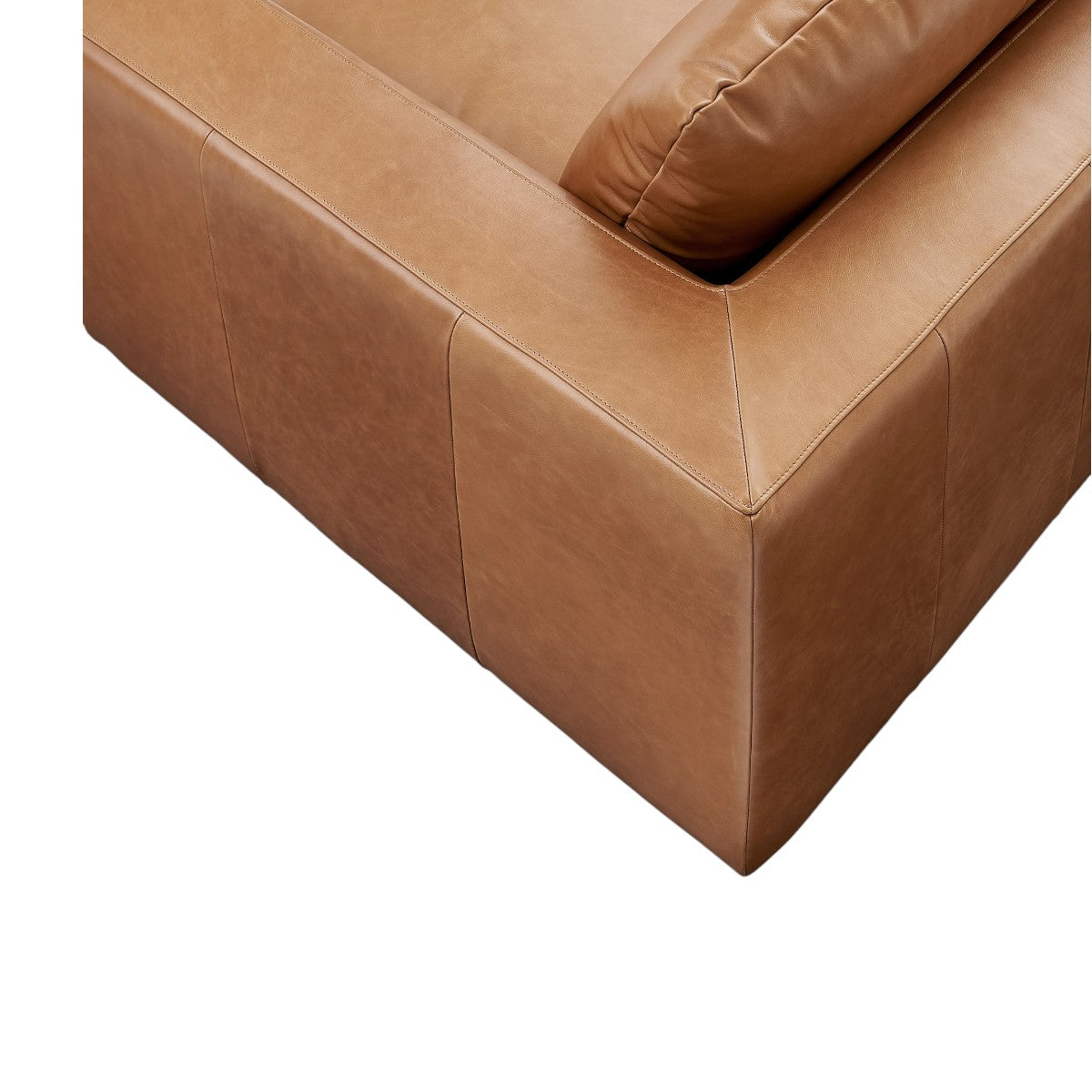 Paula Leather 3 Seater Sofa