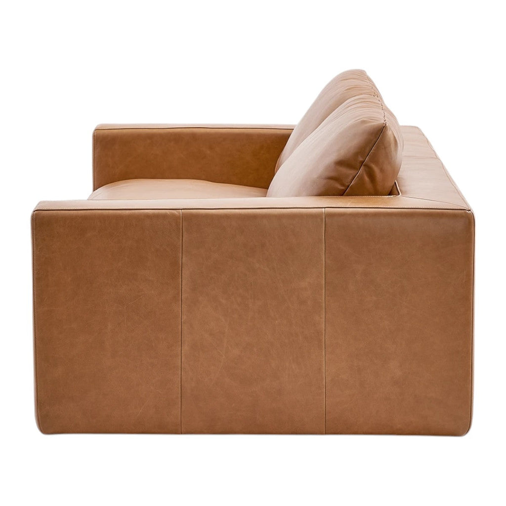 Paula Leather 3 Seater Sofa