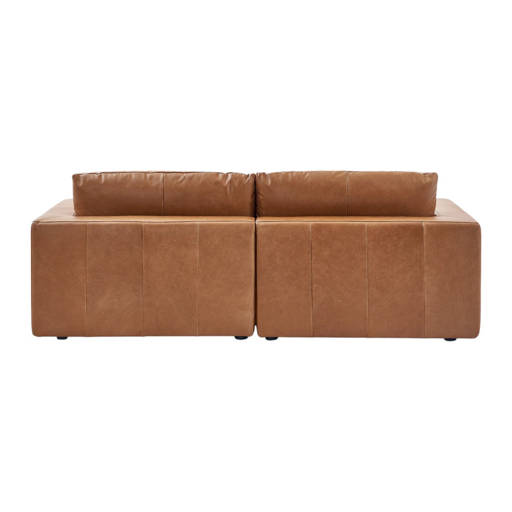 Paula Leather 3 Seater Sofa