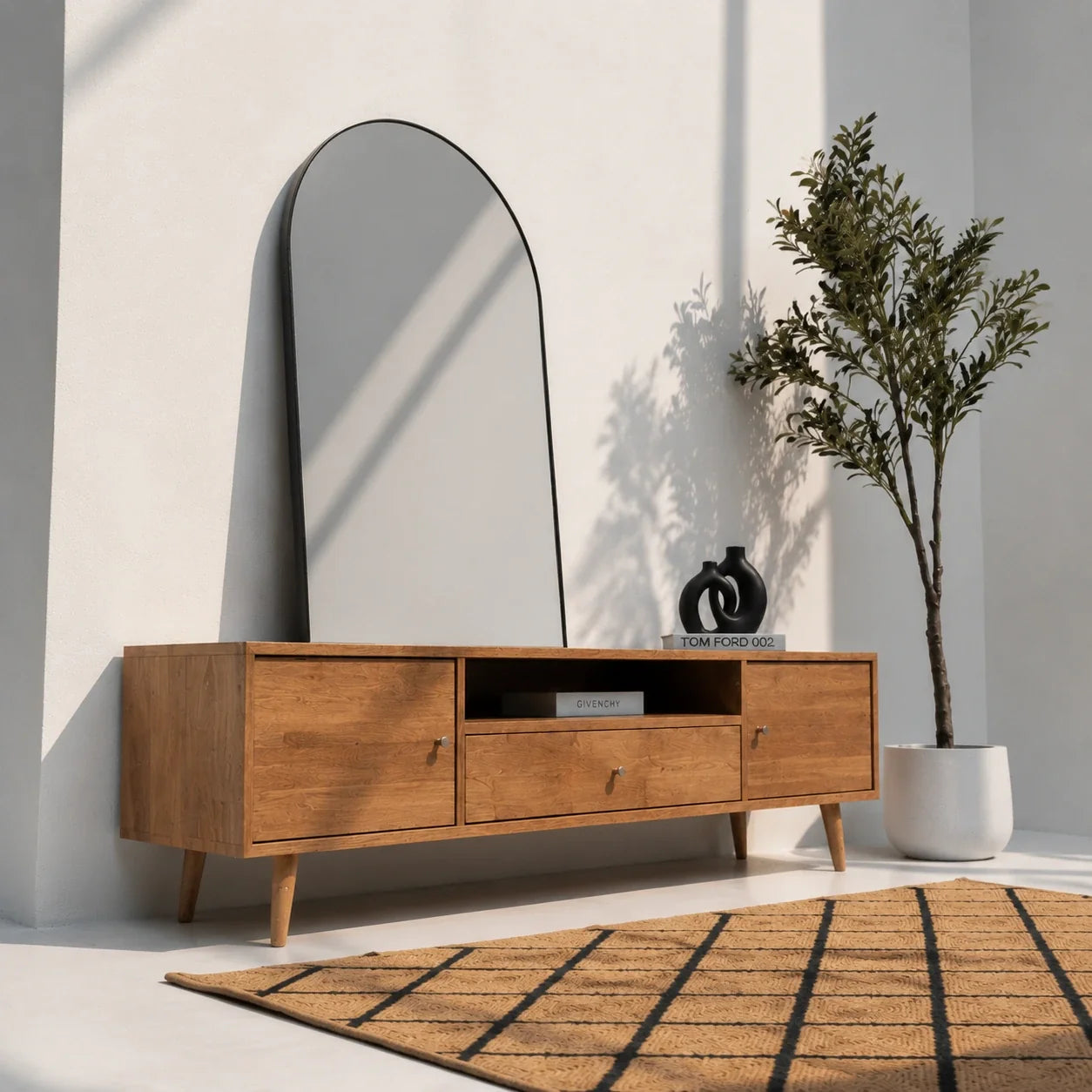 Nismaaya Nova Wooden TV Unit