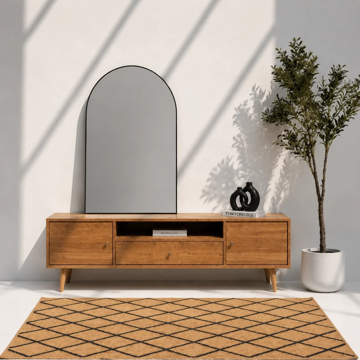 Nismaaya Nova Wooden TV Unit