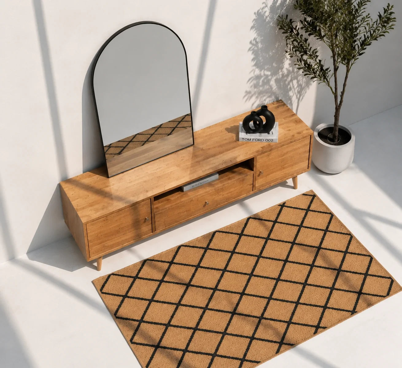 Nismaaya Nova Wooden TV Unit